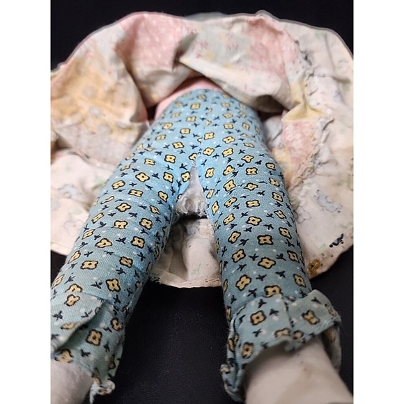 Vintage 1970s Original Holly Hobbie Miniature Rag Doll 15" Knickerbocker Heather - Picture 8 of 8